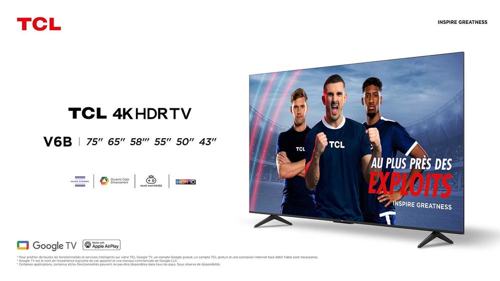 TCL 43V6B—4K ЖК телевизора из базовой линейки 2024
