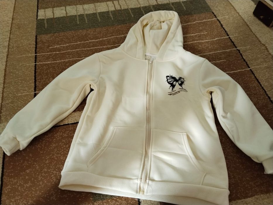 Кардиган для девочек с капюшоном Style-Черная бабочка