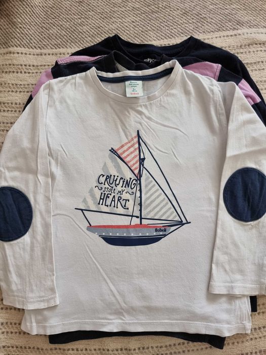 ЛОТ блузи 5-6 години дълъг ръкав