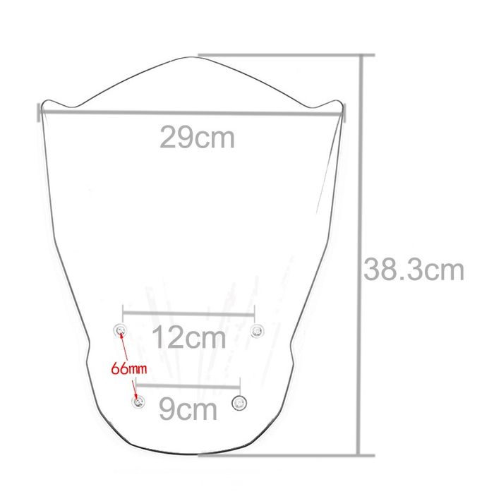 Слюда за Yamaha МТ 07 2013-2017 година