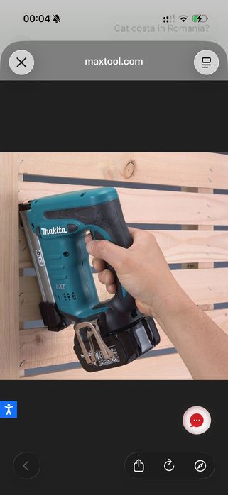 Vand capsator profesional Makita 18V LXT, nou, in cutie. Cumparat din SUA