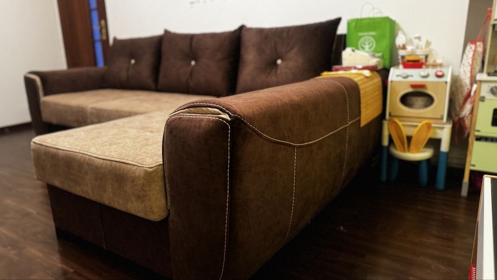 Coltar extensibil + lada depozitare - nou neutilizat