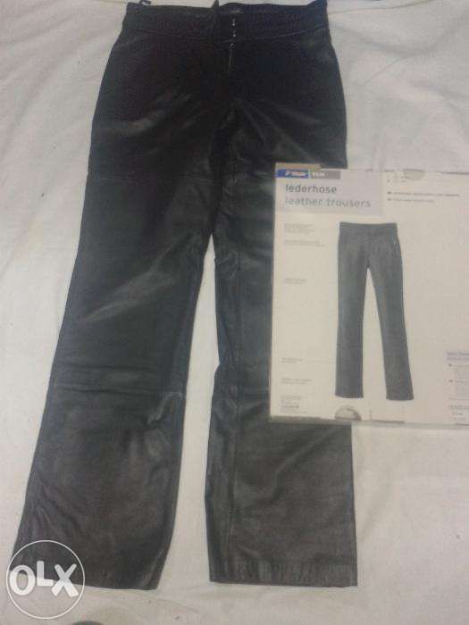 Pantaloni piele dama-negru TCM marimea 38-5 lei transportul