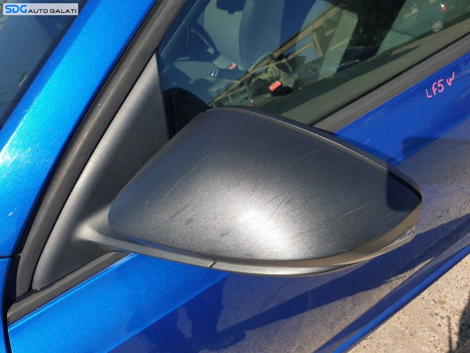 Oglinda Stanga Electrica Fara Pliere Rabatare si Lumina Ambientala Skoda Octavia 3 2013 - 2017 [C7966]