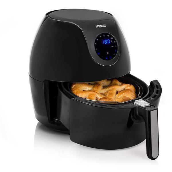 ПРОМО 2г Гаранция Нов Фритюрник с Горещ Въздух Air Fryer PRINCESS 5.2л