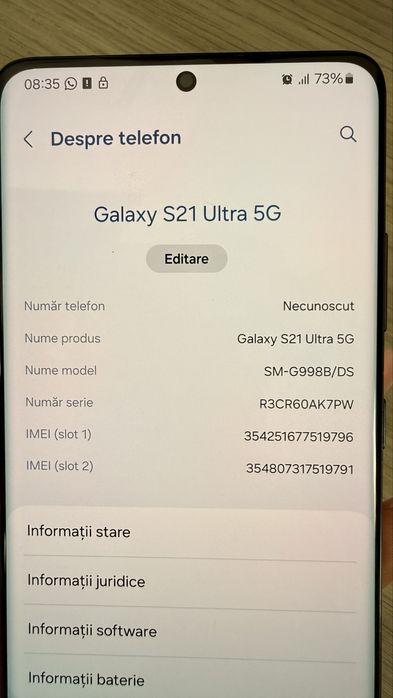 Samsung Galaxy S21 Ultra 5G 128 GB