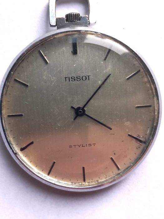 Ceas TISSOT Stilist de buzunar , Swiss made , carcasa de otel