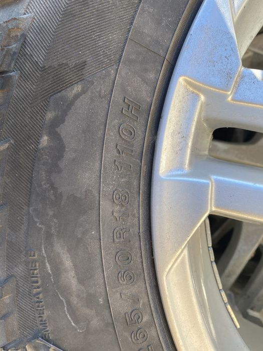 продам диски с резиной от крузака