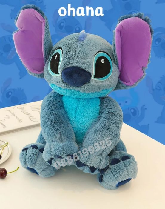 Голям плюшен Стич, 60см Плюшени играчки Лило и Стич Lilo Stitch Плюшен