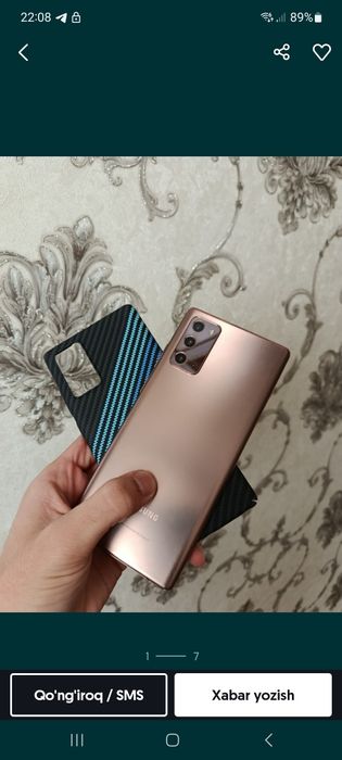 Samsung note 20 sotiladi