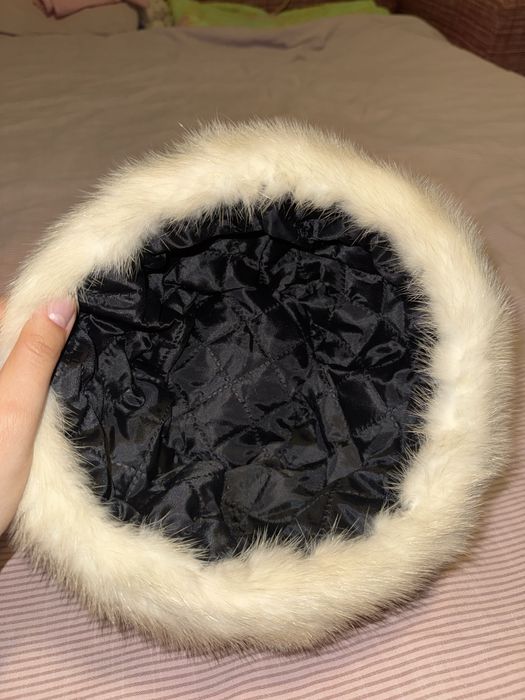 Caciula blana naturala