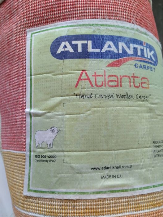 Вълнен килим ръчно резбован Atlantik + пътека и постелка