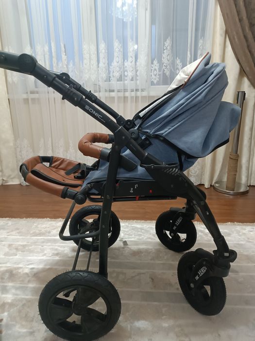 Коляска 3в1 новые колеса