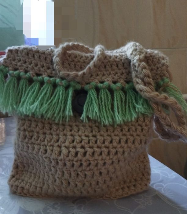 Вязанные сумки , ручной работы