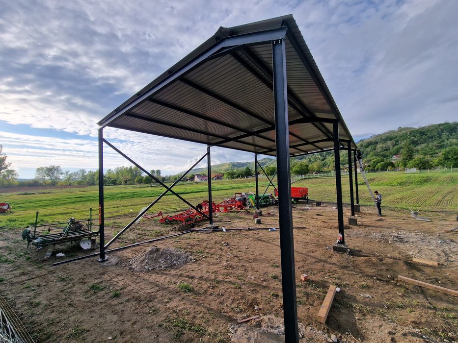 Copertine metalice pentru utilaje hale