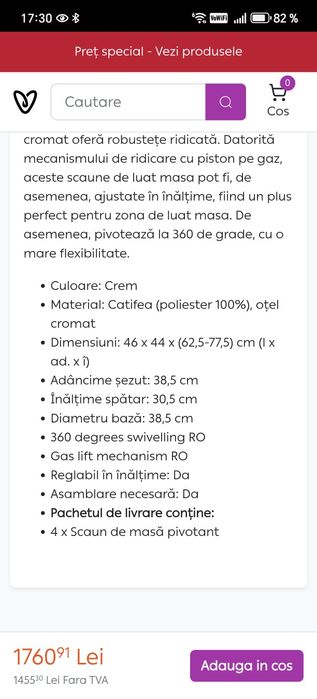 Vand masa tip bar cu doua scaune tip bar