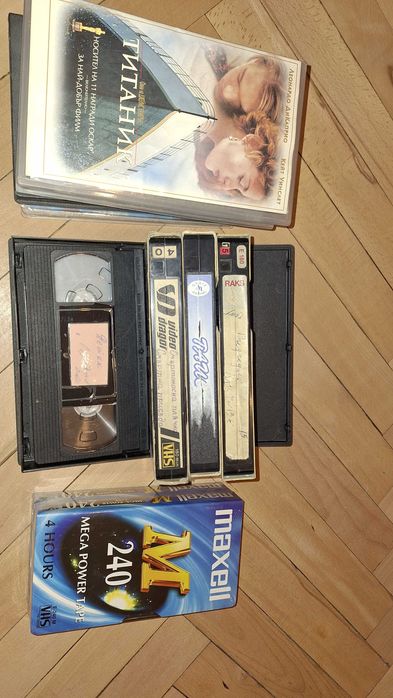 Видеокасетки анимация, филми, нови