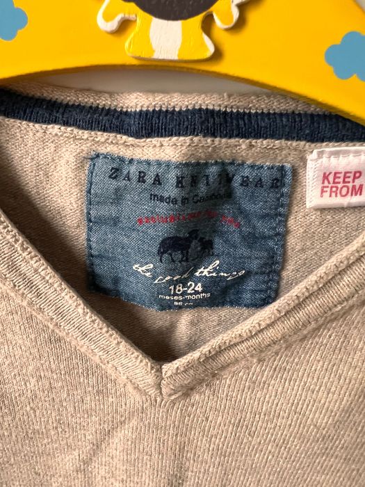 Тънък пуловер Zara 18-24 месеца