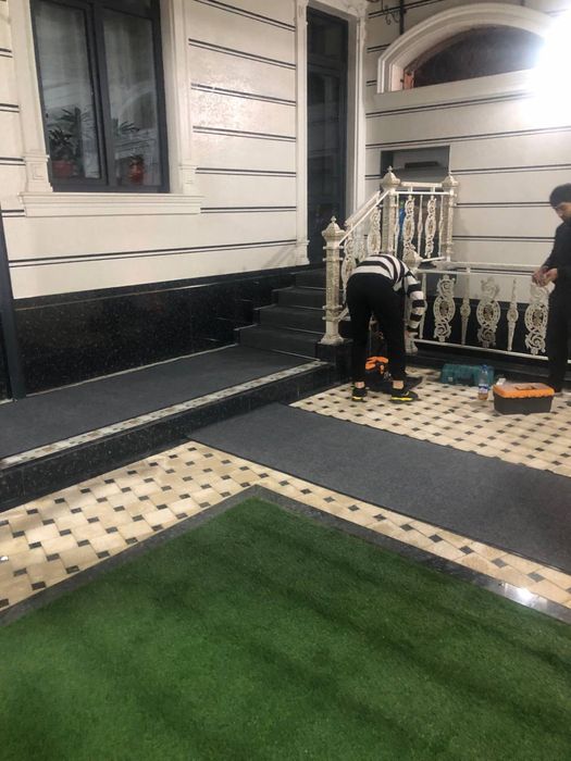 Дорожки резиновые основа для наружных / (Rezina darojka)