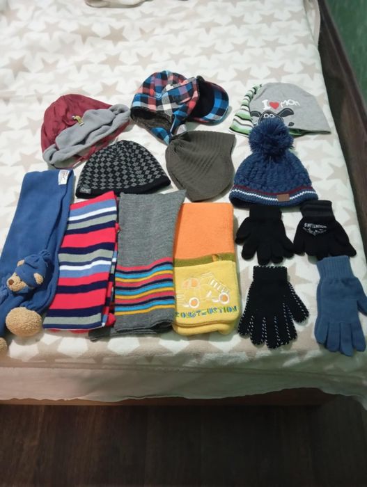 Шалове и шапки 3-5год