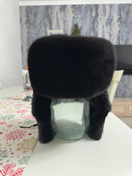 Норковая шапка ушанка
