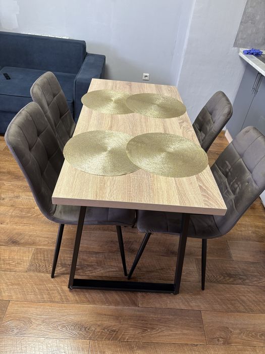 Стол лофт  — 4 стула