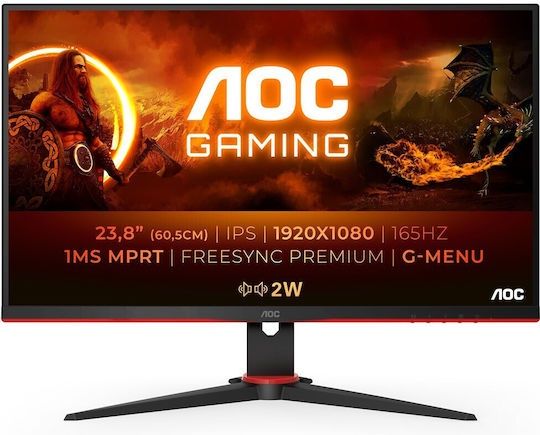 AOC 24G2SPAE IPS Gaming Monitor 23.8" FHD 1920x1080 165Hz cu Timp de R