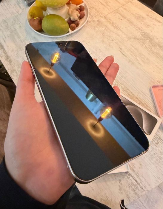 iphone 15 pro max White Titanium 512GB ESIM ONLY