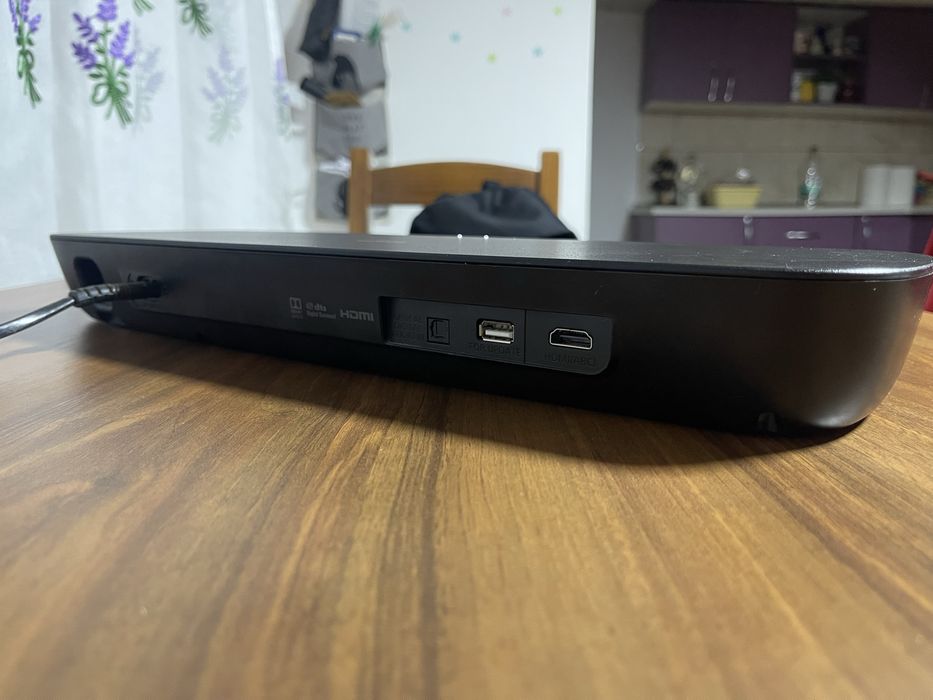 Sistem audio Soundbar cu Subwoofer wireles, Panasonic SC-HTB250 E, 120 W, Bluetooth