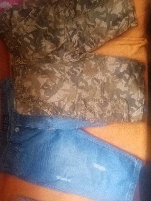 Дънки -къси и дълги -С + подарък