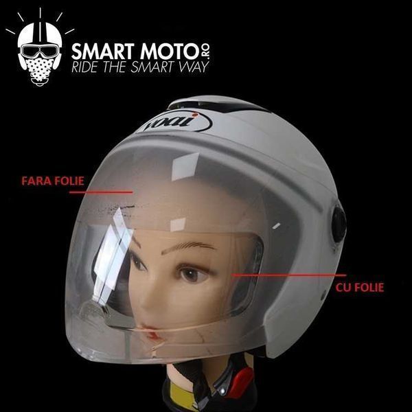 Folie antiaburire pentru viziera, PINLOCK UNIVERSAL folie anti-aburire