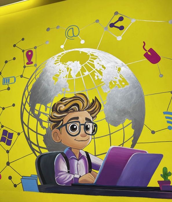 Роспись стен ручная работа