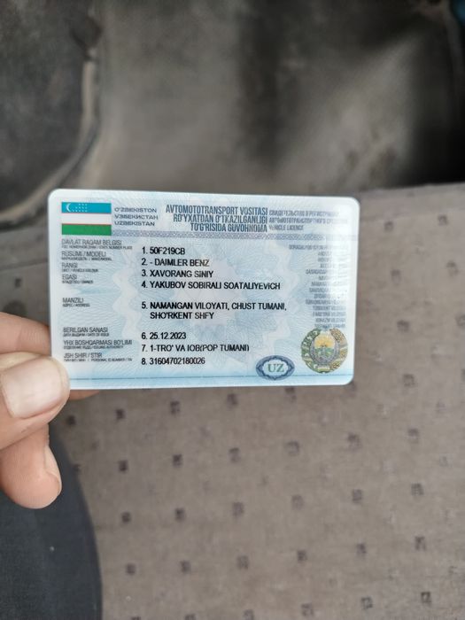 Mercedes benz 207D yuk bortli