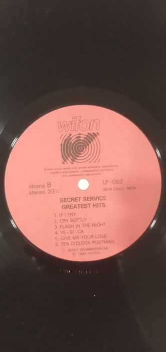 Виниловая пластинка  Secret Service