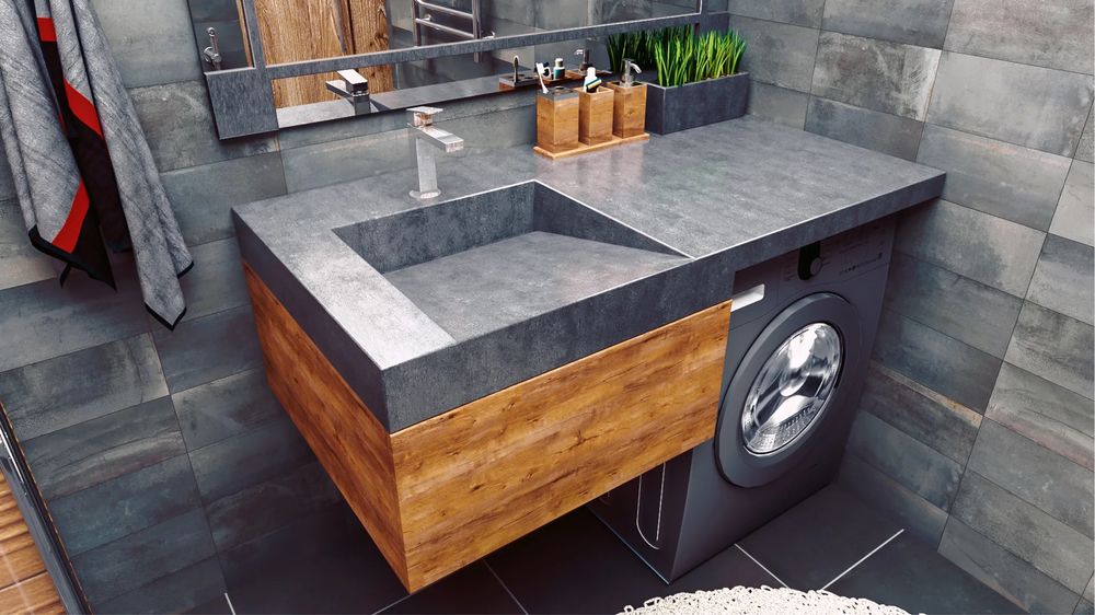 Раковина из керамогранита