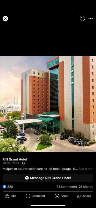 Rin grand Hotel Ap. 2 camere