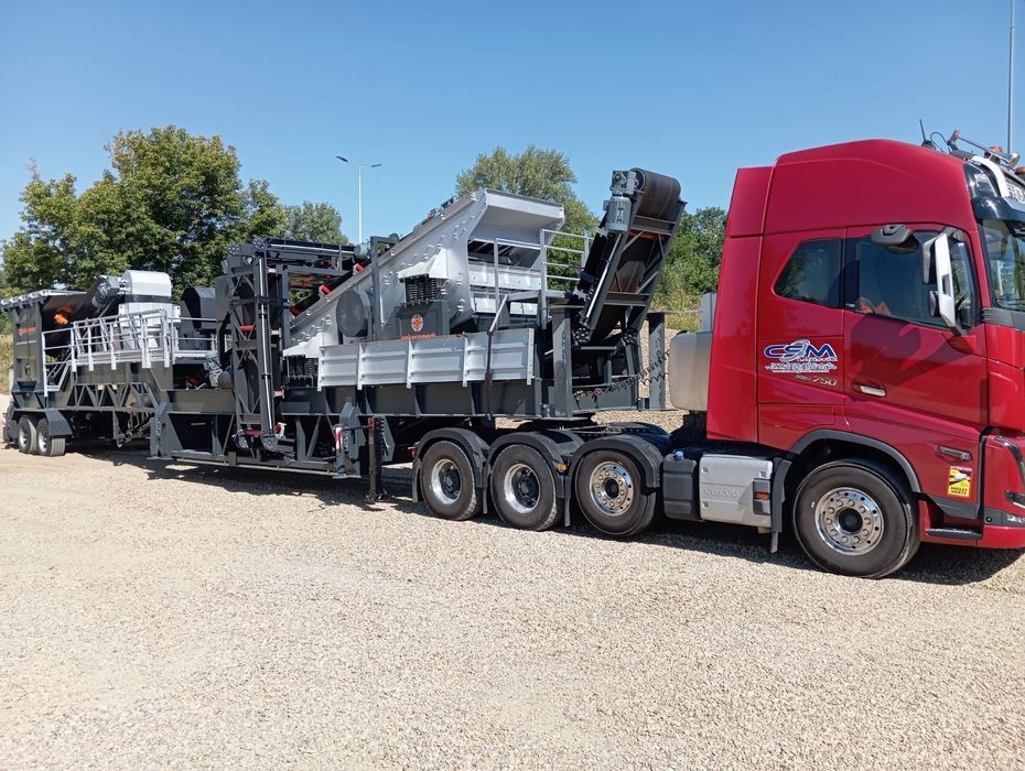 Мобилная щековая дробилка