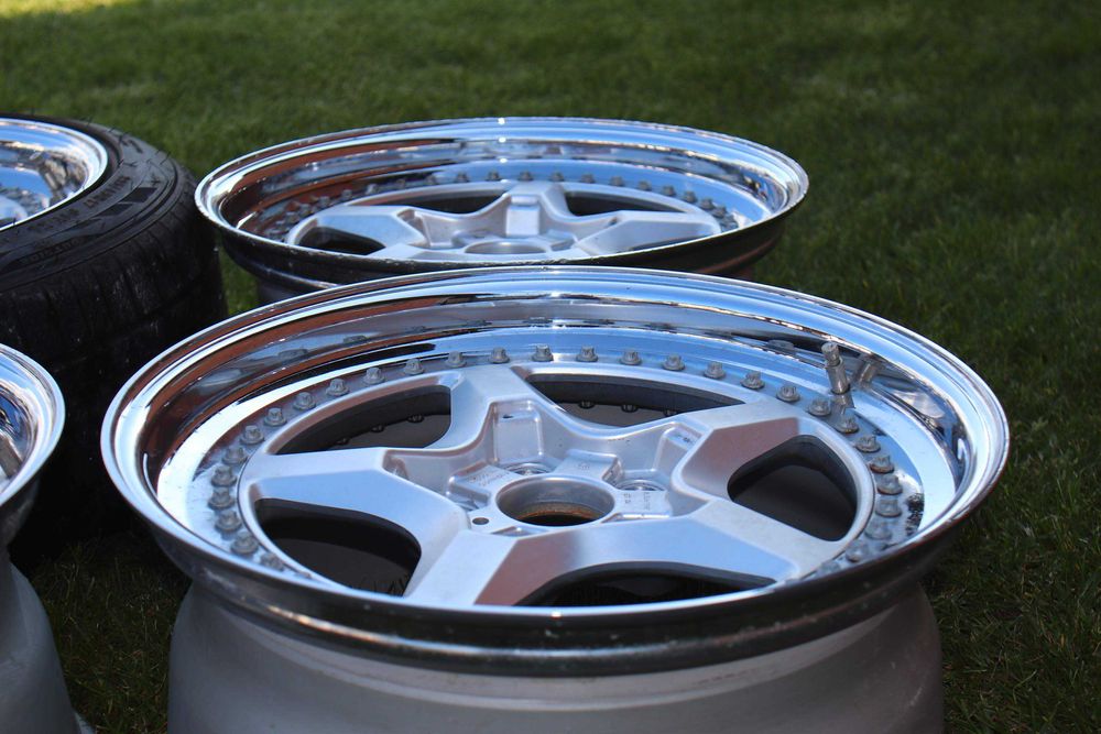 Jante modulare Eclair 5x112 (ca Bbs RS OZ Futura) ultra rare Radinox