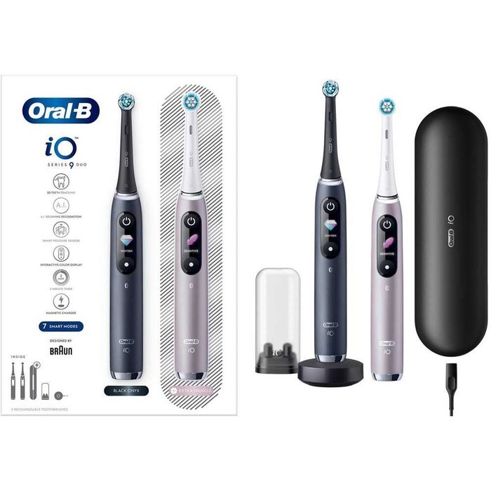Комплект от електрически четки за зъби Oral-B iO9