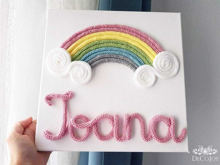 Decoratiune personalizata pentru camera copiilor/ Litere decorative