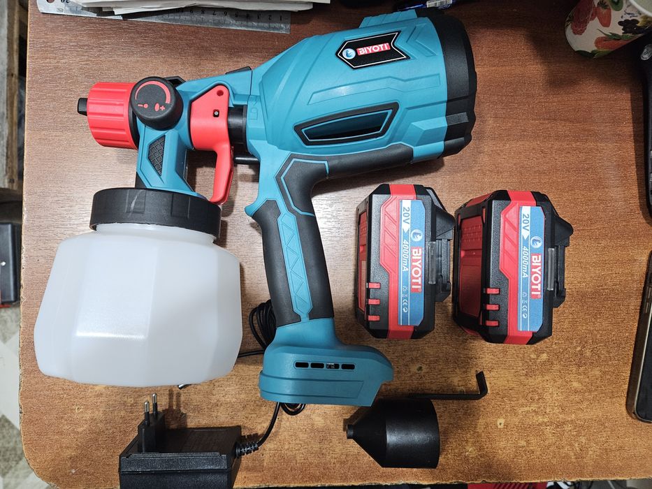 Краскопульт аккумуляторный, пульверизатор, краскапульт