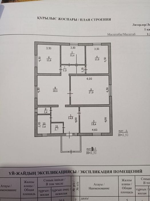 Продам дом . Асан. 2025г