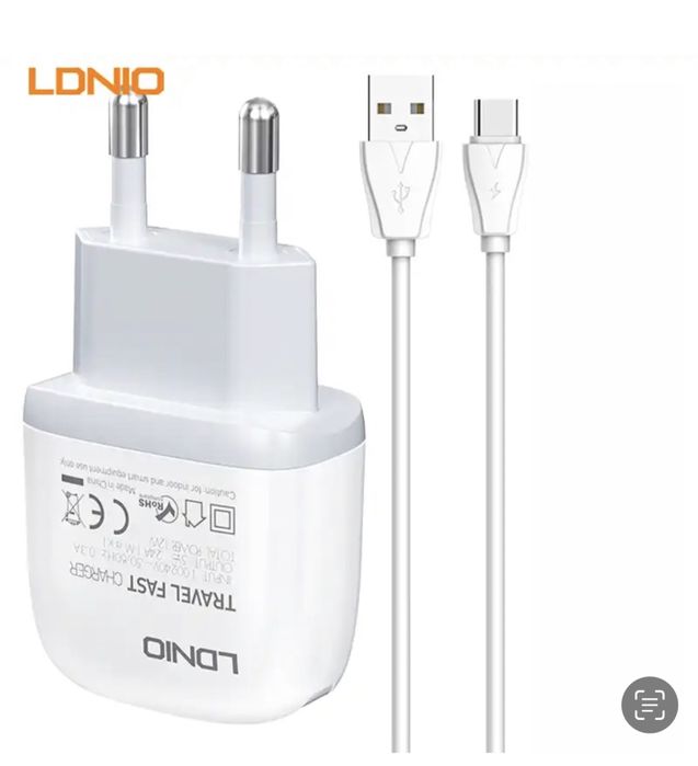 Incarcator Charger Rapid 25W + Cablu Type C Compatibil Orice Telefon