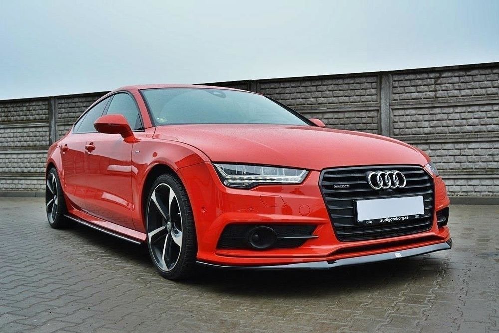Спойлер за предна броня Maxton design за Audi S7/S-line C7 (2014-2018)