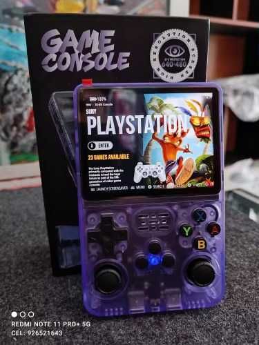 Consola de jocuri retro R36S NOU, card 64GB inclus, 15000 de jocuri