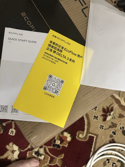 Ecoflow Delta 3 1024w зарядная станция. Новая.