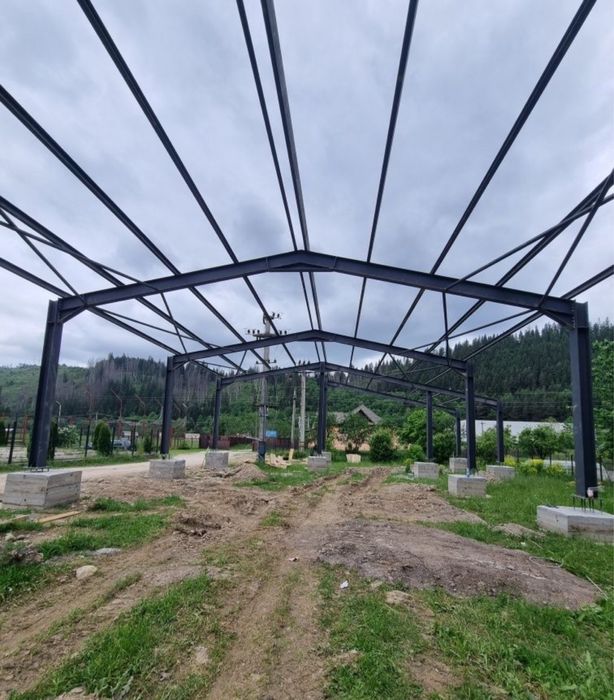 Structuri hale metalice fara montaj sau cu montaj, livram in toata Ro