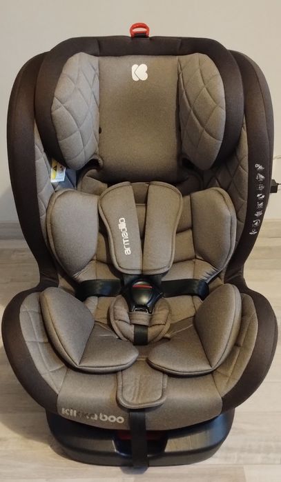 Стол за кола 0-36кг. KIKKA BOO ARMADILLO 360° ISOFIX BROWN