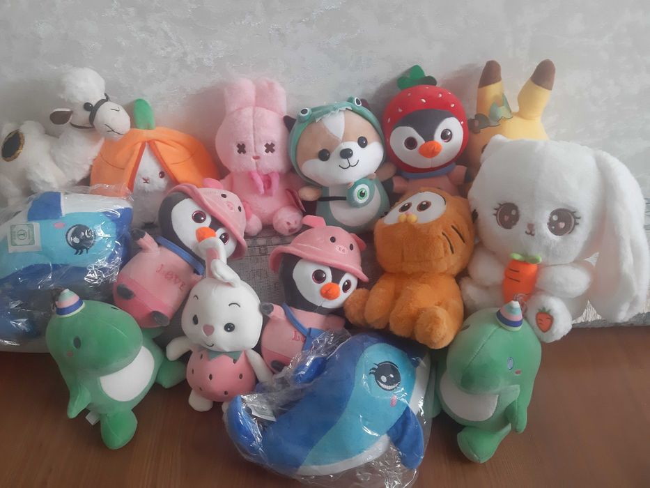 Мягкие игрушки 2 мешка