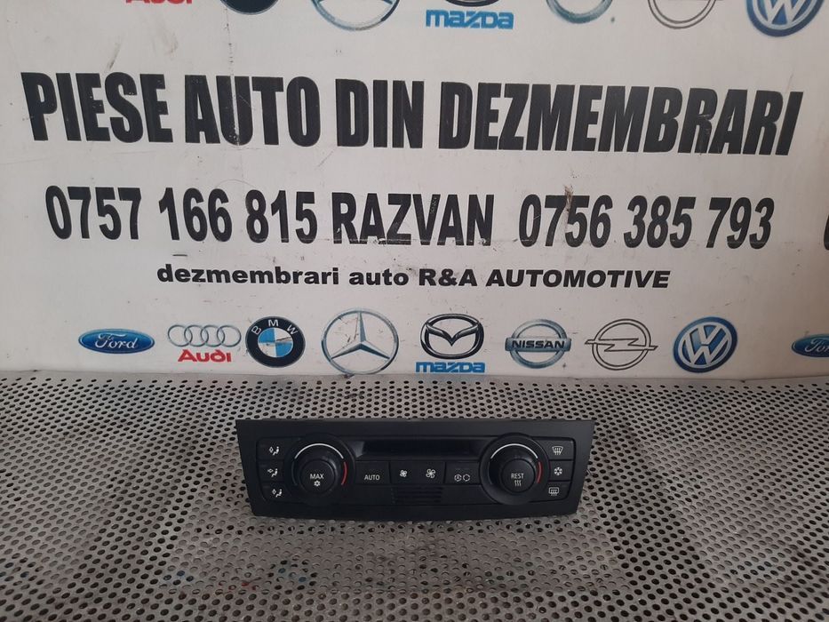Panou Modul Comenzi Clima Ac Climatronic Bmw E90 E91 E92 E93 E87 E88 E81 E82 Cod 9220610